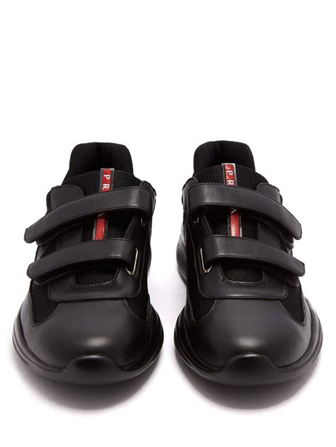 mens prada velcro straps sneakers|prada lace up sneakers.